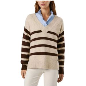 Pepe Jeans - Cecil - Trui - Gestreept - V-hals