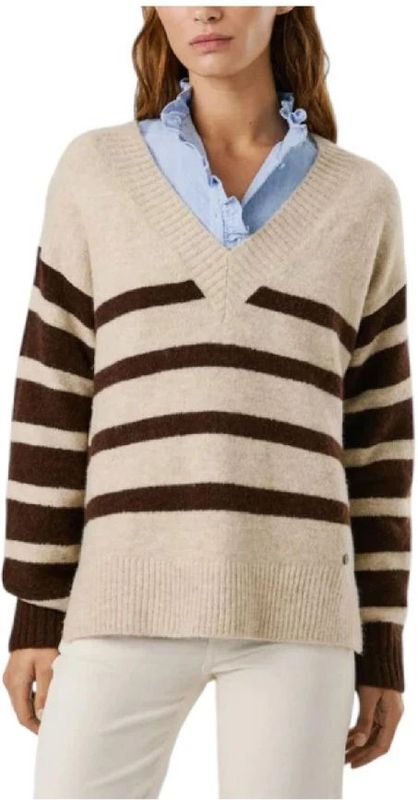 Pepe Jeans - Cecil - Trui - Gestreept - V-hals