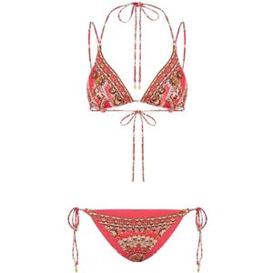 Camilla, Dames, Badkleding, Veelkleurig, Maat: S Zijde,