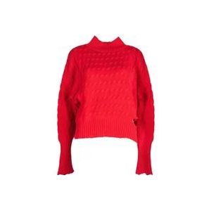 Pinko Trui met ronde hals , Red , Dames , Maat: M