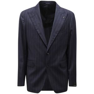 Tagliatore, Heren, Jassen, Blauw, Maat: XL Wol,