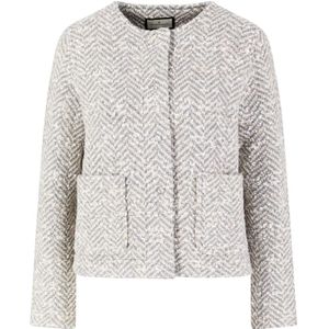 Windsor, Dames, Jassen, Grijs, Maat: XL Wol,