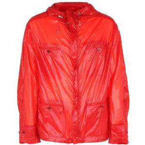 Ferragamo, Heren, Jassen, Rood, Maat: L Polyamide,