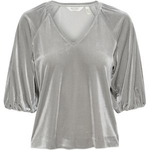 Part Two, Dames, Blouses & Shirts, Grijs, Maat: XS Flanel,