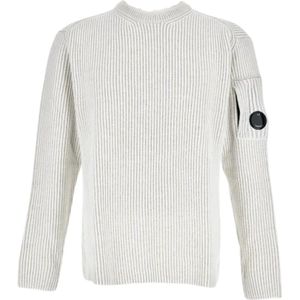 C.p. Company, Heren, Sweatshirts & Hoodies, Wit, Maat: L Wol,