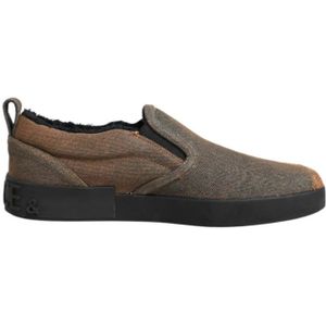 Dolce & Gabbana, Heren, Schoenen, Bruin, Maat: 44 EU Katoen,