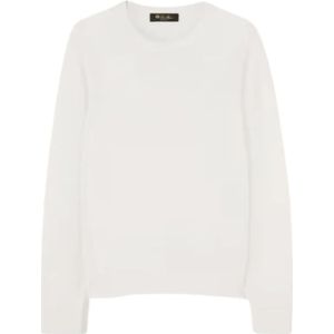 Loro Piana, Dames, Truien, Wit, Maat: XS Kasjmier,