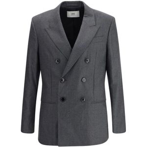 Ami Paris, Heren, Jassen, Groen, Maat: XS Wol,