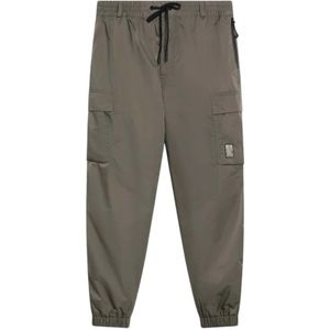 Moncler, Heren, Broeken, Groen, Maat: M Gabardine,