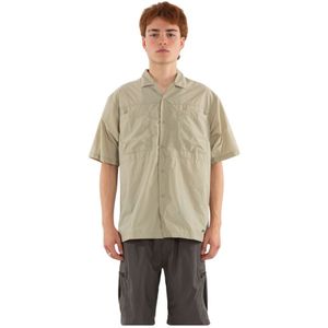 Mizuno, Heren, Overhemden, Beige, Maat: M