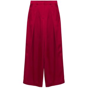 Simkhai, Dames, Broeken, Rood, Maat: XS Poliester,