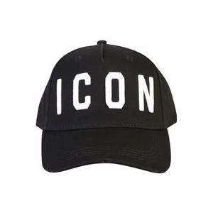 Dsquared2 Icon Baseball pet , Black , Heren , Maat: ONE Size