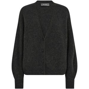 MOS Mosh, Dames, Truien, Grijs, Maat: S Wol,