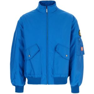 Valentino Garavani, Heren, Jassen, Blauw, Maat: L Katoen,