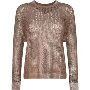 Avant Toi, Dames, Truien, Beige, Maat: M