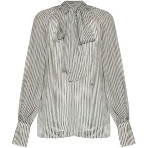 Givenchy, Dames, Blouses & Shirts, Beige, Maat: S