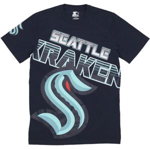 Starter, Heren, Tops, Blauw, Maat: XL Katoen,