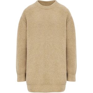 MM6 Maison Margiela, Dames, Jurken, Beige, Maat: M