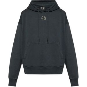 44 Label Group, Heren, Sweatshirts & Hoodies, Grijs, Maat: S Katoen,