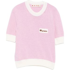 Marni, Dames, Truien, Roze, Maat: XS