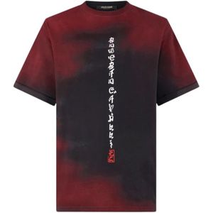 Roberto Cavalli, Heren, Tops, Zwart, Maat: S Katoen,