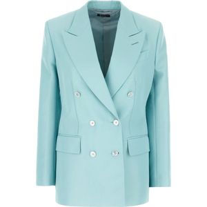Tom Ford, Dames, Jassen, Blauw, Maat: M Wol,