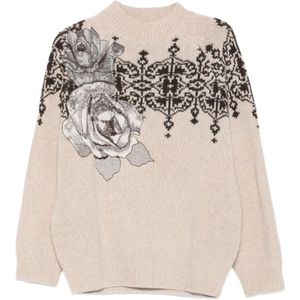 Blugirl, Dames, Truien, Beige, Maat: XS Wol,