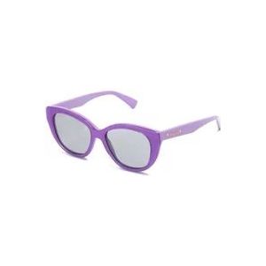 Gucci Paarse Zonnebril met Accessoires , Purple , Dames , Maat: 54 MM