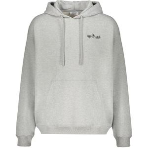 Off White, Heren, Sweatshirts & Hoodies, Grijs, Maat: XL Katoen,