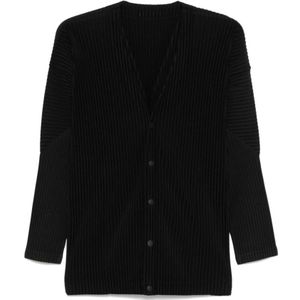 Issey Miyake, Heren, Truien, Zwart, Maat: XL Zijde,