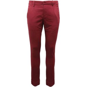 Dondup, Heren, Broeken, Rood, Maat: W31 Katoen,