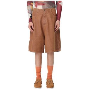 JW Anderson, Heren, Korte broeken, Oranje, Maat: W32 Denim,