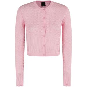 Pinko, Dames, Truien, Roze, Maat: L Viscose,