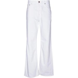 Haikure, Dames, Broeken, Wit, Maat: W29 Katoen,