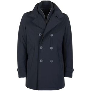 Herno, Heren, Mantels, Blauw, Maat: M