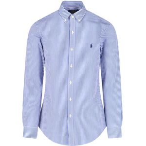 Ralph Lauren - Gestreept Logo - Overhemd - Blauw - Katoen