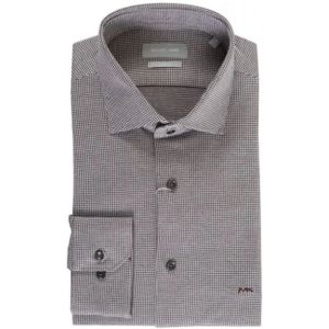 Michael Kors, Heren, Overhemden, Bruin, Maat: M Katoen,