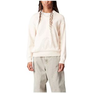 Carhartt Wip, Dames, Truien, Beige, Maat: S Katoen,