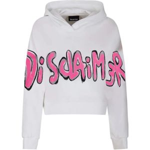 Disclaimer, Dames, Sweatshirts & Hoodies, Wit, Maat: S Jersey,