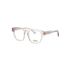 Chloé Stijlvolle Optische Bril Ch0161O , Beige , Dames , Maat: 51 MM