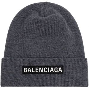 Balenciaga, Heren, Accessoires, Grijs, Maat: S Wol,