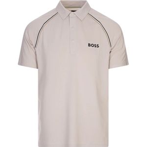 Hugo, Heren, Tops, Bruin, Maat: L Poliester,