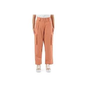 Twinset Cargo Poplin Broek , Pink , Dames , Maat: M