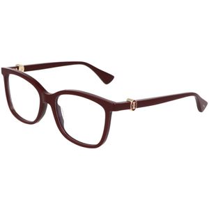 Cartier - Ct 0493O - Accessoires - Rood - Metalen Frame