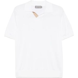 Canali, Heren, Tops, Wit, Maat: 2XL Katoen,