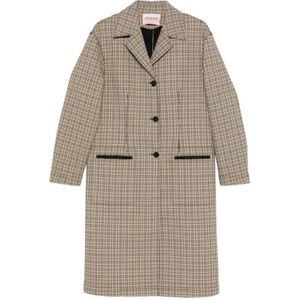 Iceberg, Dames, Mantels, Beige, Maat: M Wol,