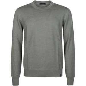 Fay, Heren, Truien, Groen, Maat: 4XL Wol,