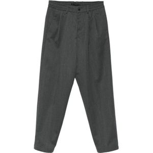 Low Brand, Heren, Broeken, Grijs, Maat: W38 Wol,