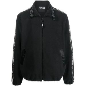 Versace Jeans Couture - Fleece Jas - Zwart - Heren - Zip-through