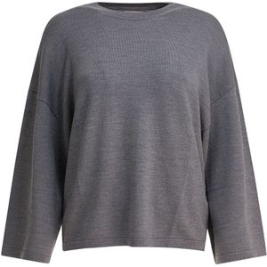 Khaite, Dames, Truien, Grijs, Maat: S Wol,